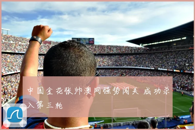 中国金花张帅澳网强势闯关 成功杀入第三轮